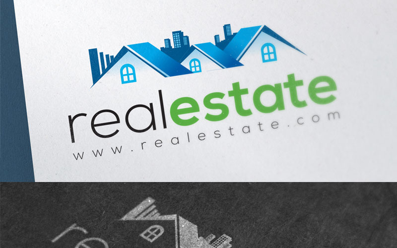 Download Шаблон логотипа "Real Estate Logo Template" / Real Estate Logo Template - Шаблон логотипа на тему графика real estate home property real estate logo logo template vector editable vintage faminine bundle retro badge badges big mega pack