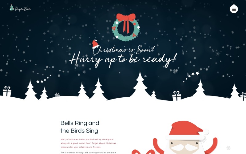 event making holiday party website wordpress theme