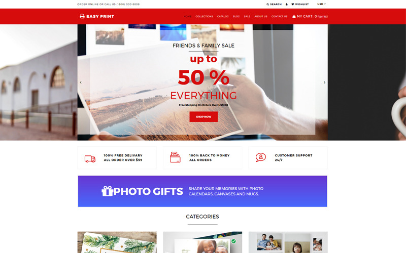 печать мультивалютной простой темы shopify