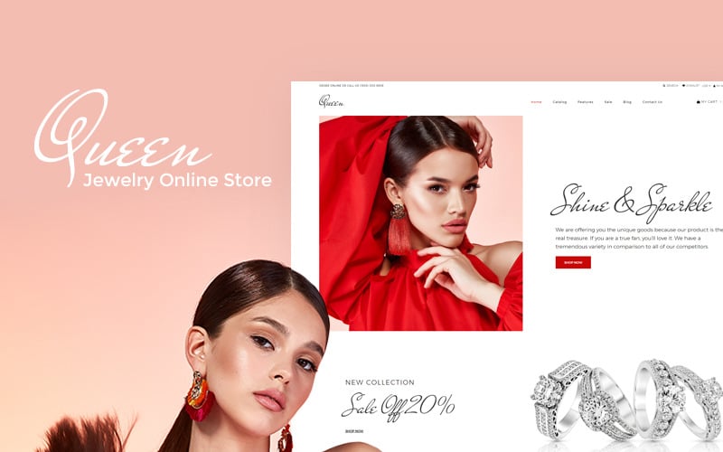 Jewelry Clean Online Store Shopify Theme