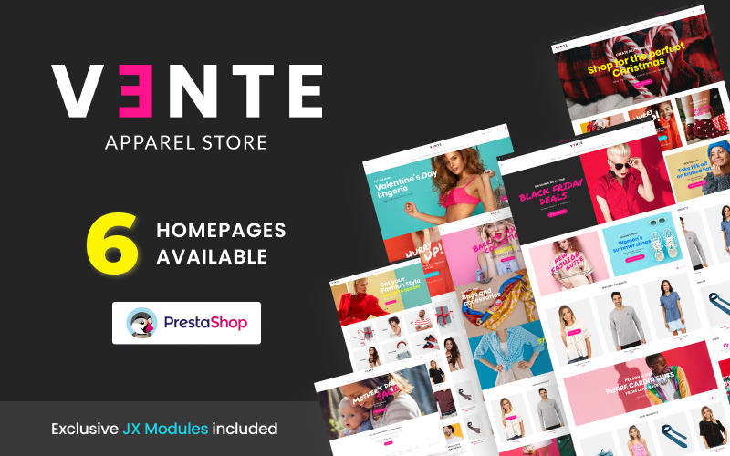 магазин одежды clean bootstrap ecommerce prestashop theme