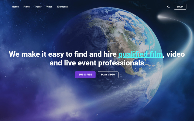 видеоагентство многофункциональная креативная тема wordpress elementor