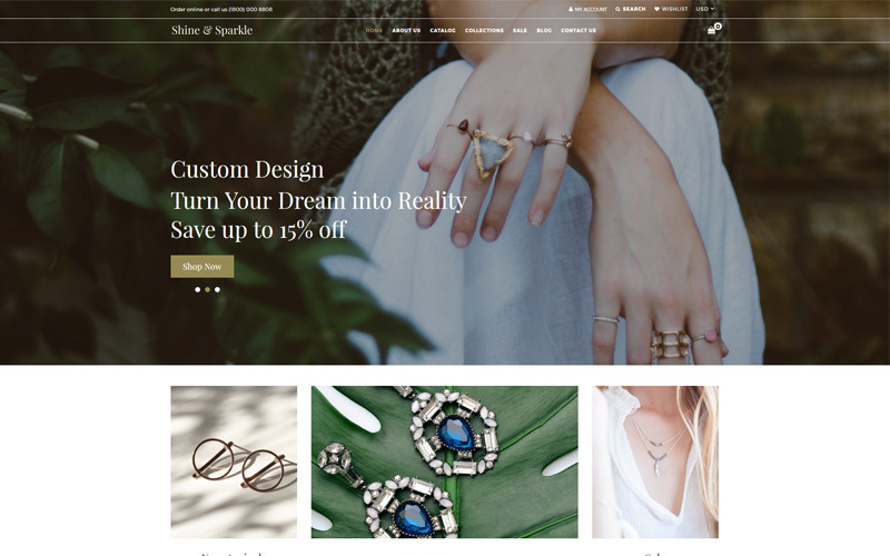 Jewelry Clean Shopify Theme