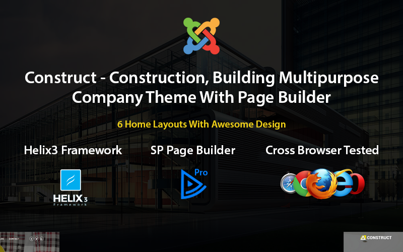 строительство, создание шаблона joomla