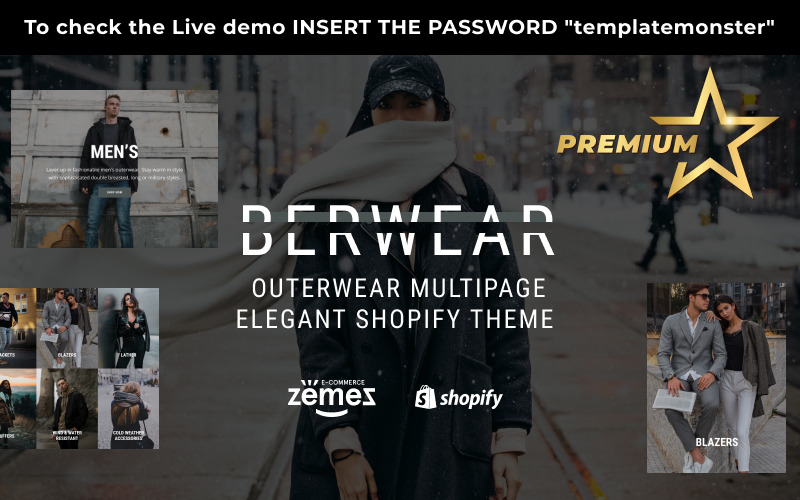 модная многостраничная элегантная тема shopify