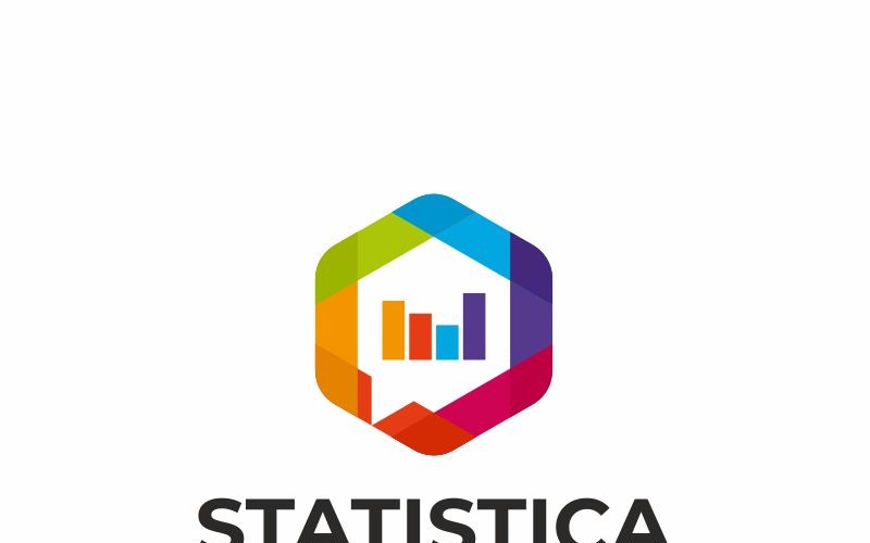 Download Шаблон логотипа "Statistics Hexagon Colorful Logo Template" / Statistics Hexagon Colorful Logo Template - Шаблон логотипа на тему графика analytics bank capital logo chart consultants consulting diagram dynamic fast finance financial graph green growth increase insurance invest money marketing
