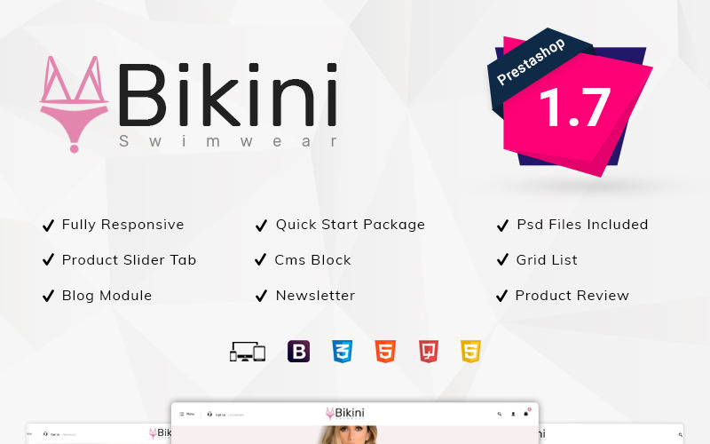 бикини купальники магазин prestashop тема