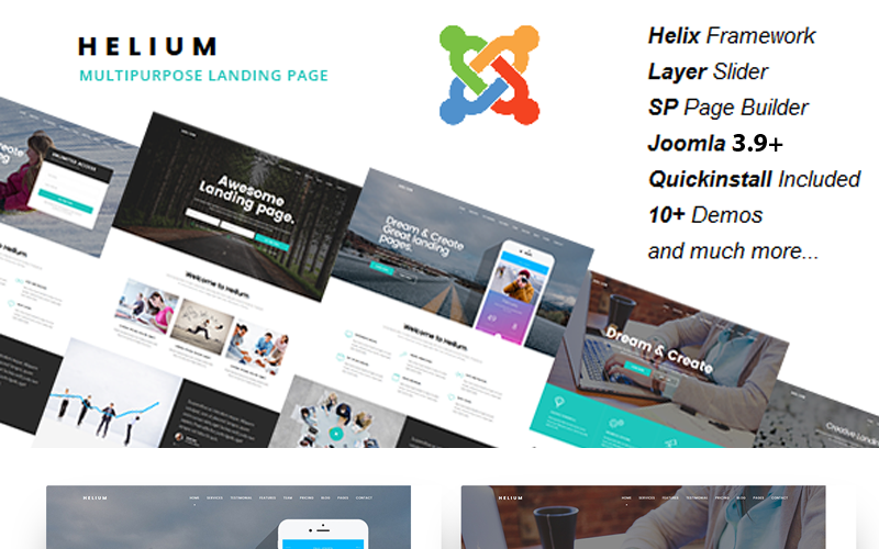 10 in 1 Multipurpose Joomla Template
