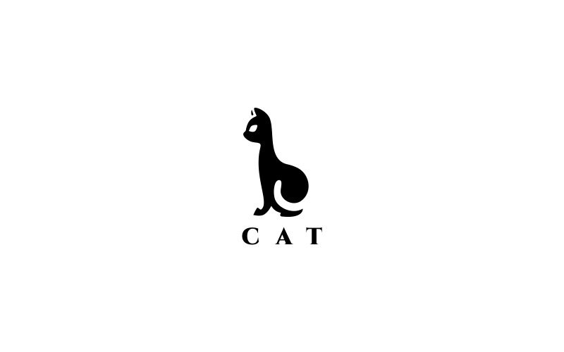 Download Шаблон логотипа "Cat Logo Template" / Cat Logo Template - Шаблон логотипа на тему графика animal,animals,brand,branding,cat,clean,company,logo,corporate,creative,dog,icon,identity,symbol,template,logos,modern,night,pet,professional