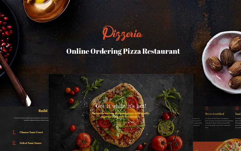 шаблон сайта pizza maker