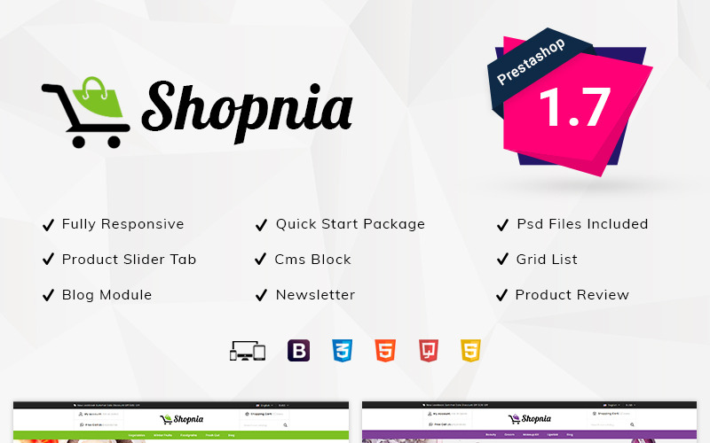тема торгового магазина prestashop