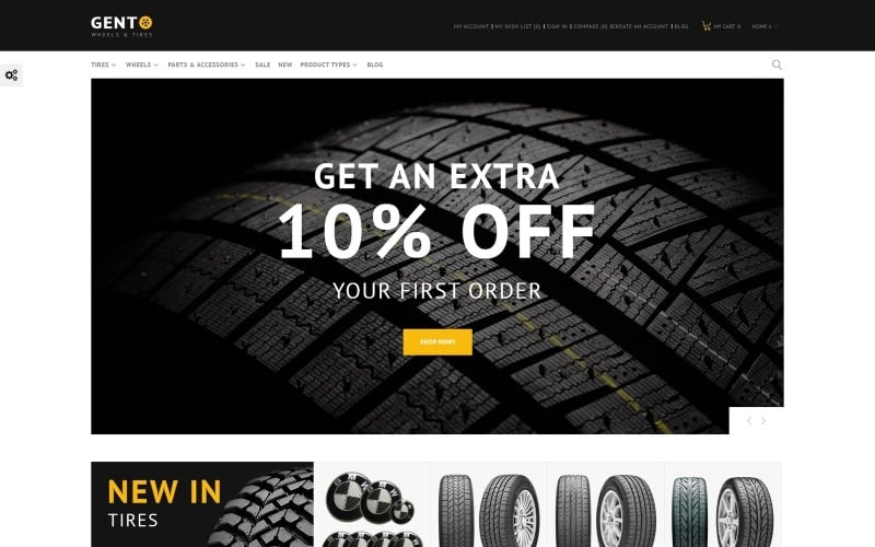 Layouts eCommerce Wheels & Tires Magento Theme