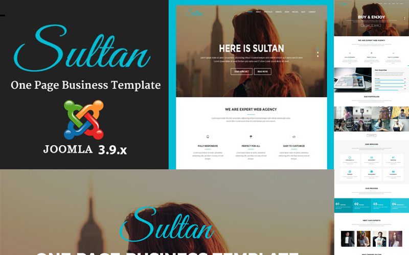 одностраничный шаблон joomla