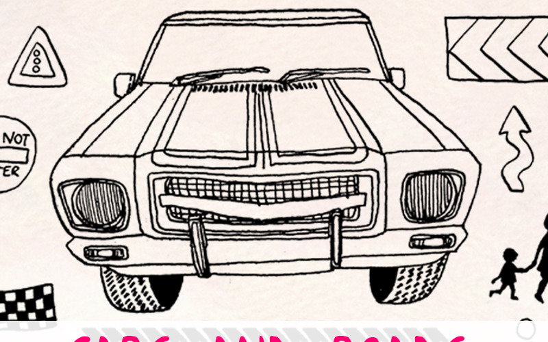 Download Иллюстрация "66 Transport - Cars and Road Sketches - Illustration" / 66 Transport - Cars and Road Sketches - Illustration - Иллюстрация на тему графика graphics blog illustration vector commercial use hand drawn website cars transport roads road works signs traveling
