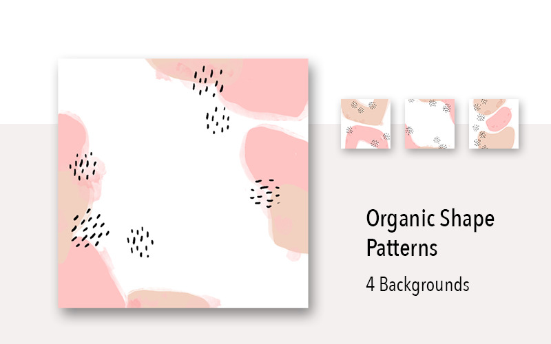 Download Pattern "4 Organic Shape Pastel Background Pattern" / 4 Organic Shape Pastel Background Pattern - Pattern на тему графика pattern patterns organic shape background watercolor watercolour splashes abstract natural texture wedding beauty female form minimalist minimalism digital paper