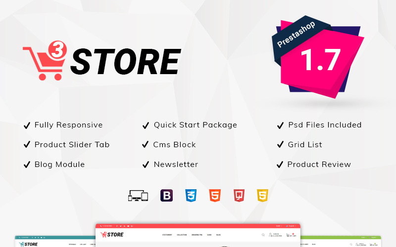 многоцелевая тема prestashop