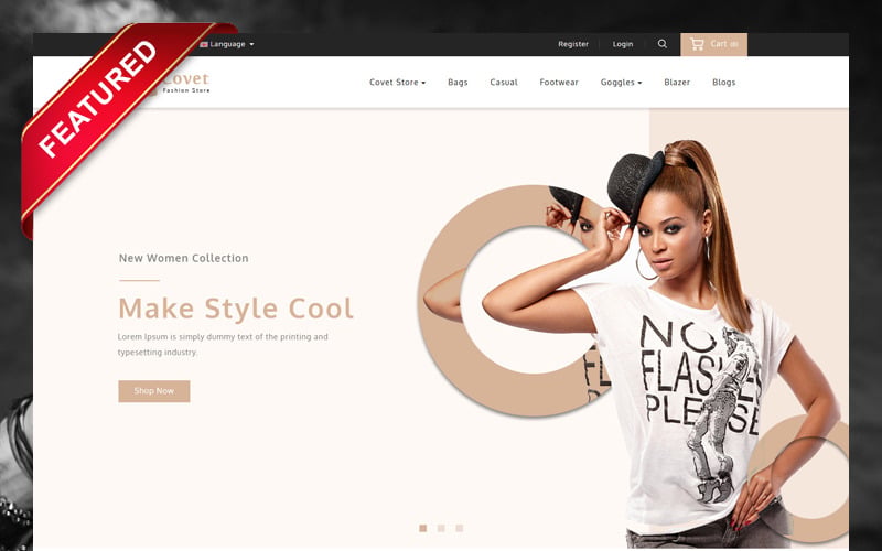 шаблон covet fashion store opencart