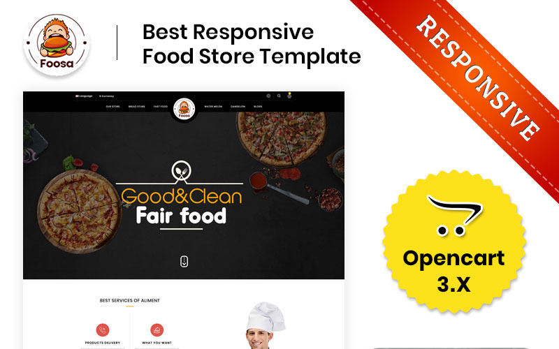 Responsive OpenCart Template