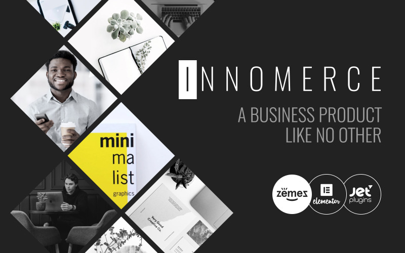 бизнес многоцелевая минимальная тема wordpress elementor