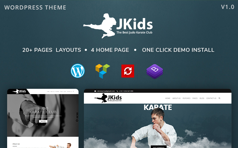 каратэ wordpress тема