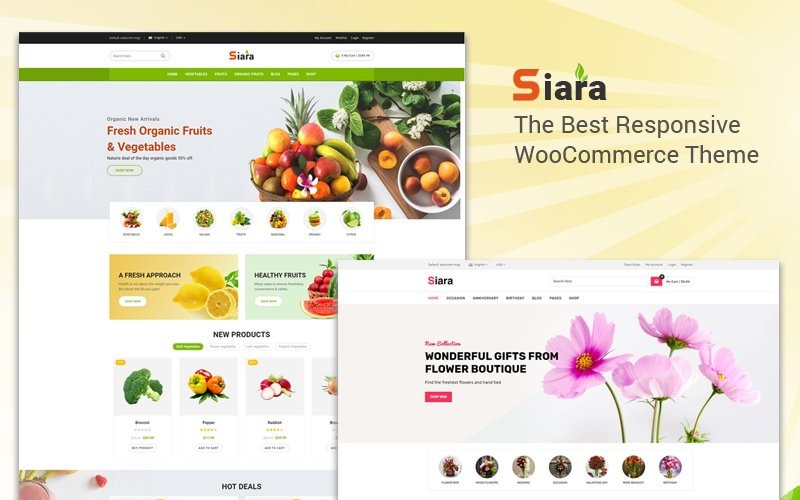 тема siara woocommerce