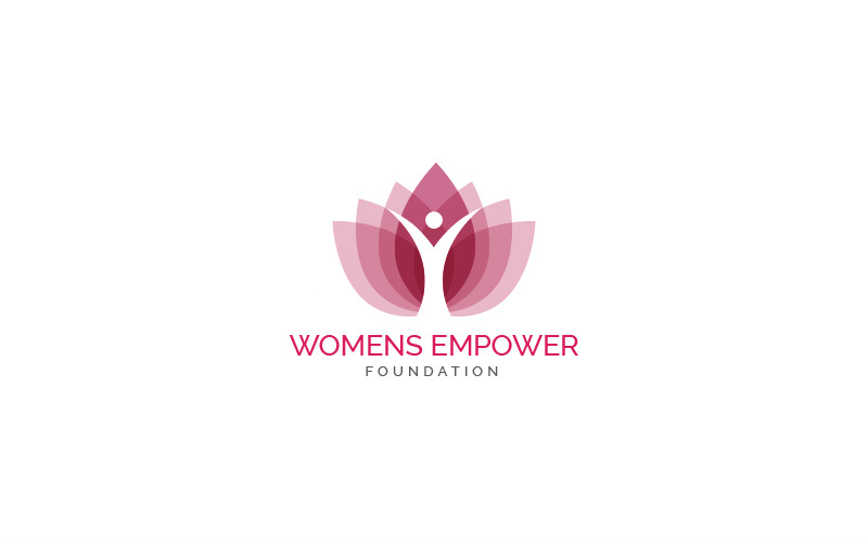 Download Шаблон логотипа "Women's Empower Logo Template" / Women's Empower Logo Template - Шаблон логотипа на тему графика women empower attractive business logo cmyk corporate creative letter energy green template power print ready nature female