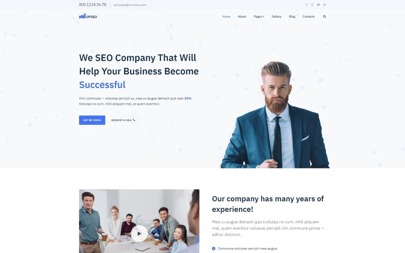 используйте чистый шаблон joomla