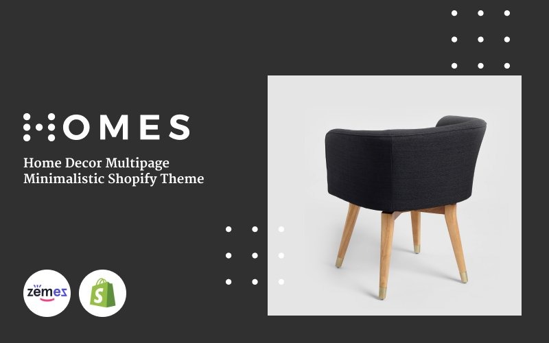 домашний декор многостраничная минималистичная тема shopify