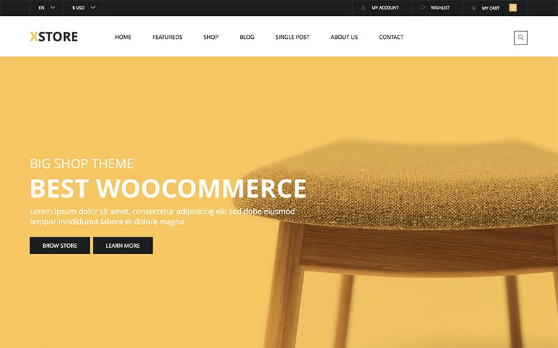 магазин мебели woocommerce тема