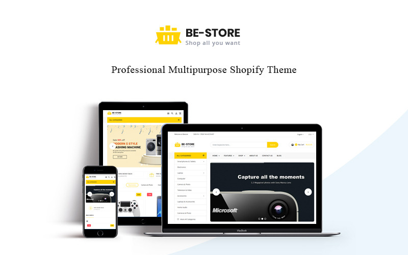 многоцелевая тема shopify