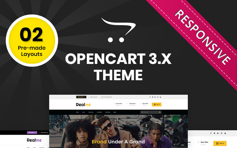 универсальный премиум адаптивный шаблон opencart