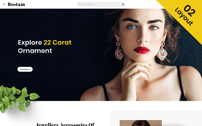 шаблон ювелирного магазина opencart
