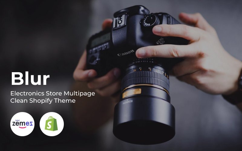 магазин электроники многостраничная чистая тема shopify