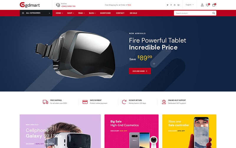 супермаркет онлайн тема woocommerce
