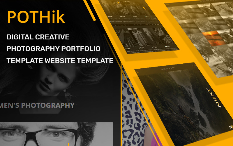 шаблон сайта портфолио цифровой творческой фотографии