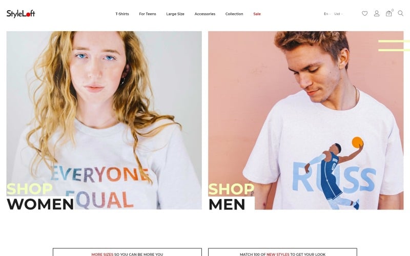 shirts store ecommerce bootstrap clean prestashop theme