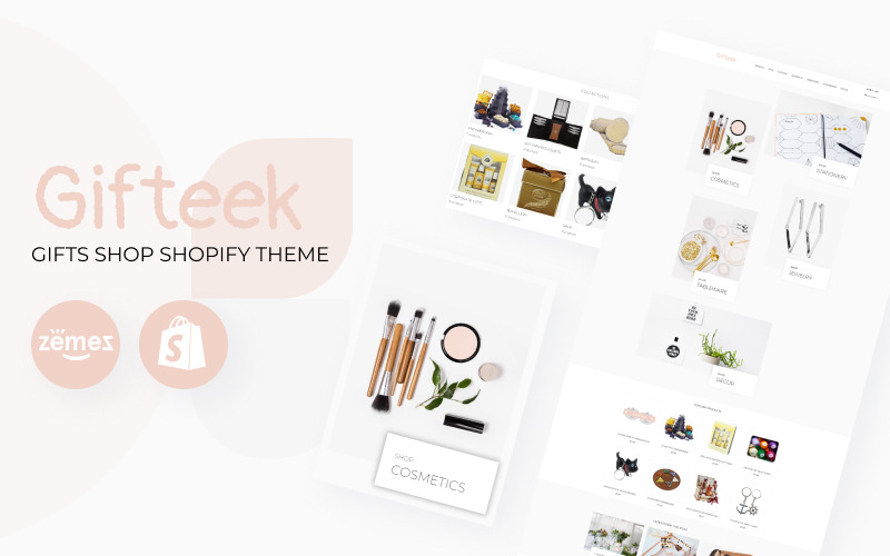 магазин подарков shopify тема