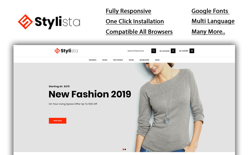 Fashion Store OpenCart Template