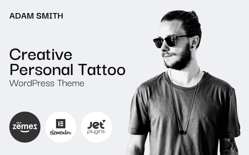 creative personal tattoo pro wordpress theme