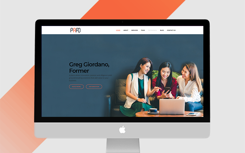 Business, Agency, Corporate Landing Page Template