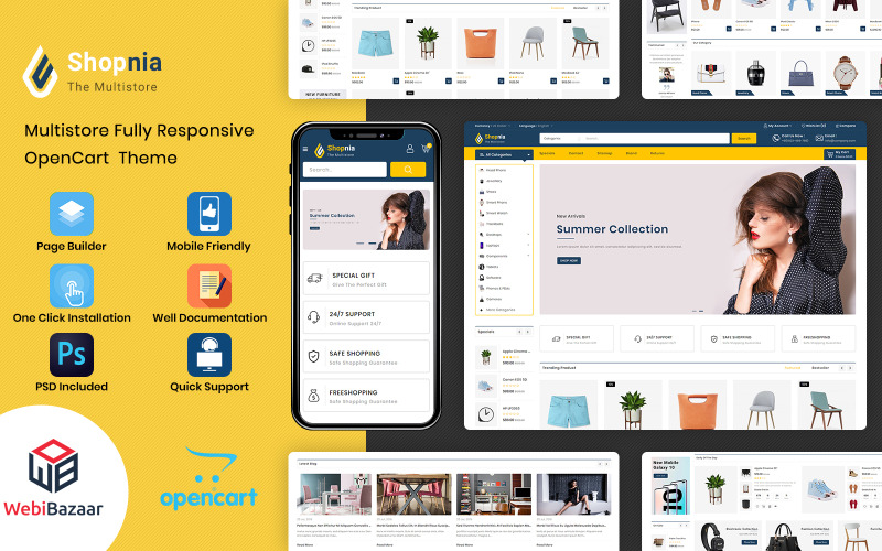 универсальный шаблон opencart
