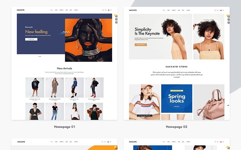 saccato fashion store prestashop theme