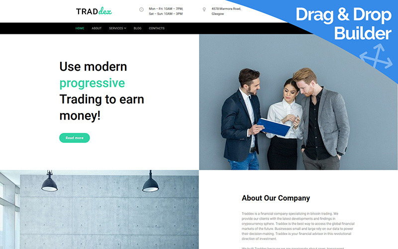 bitcoin trading moto cms 3 шаблон