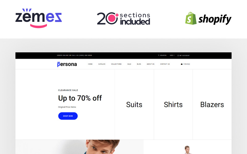 стильная мужская одежда магазин shopify тема