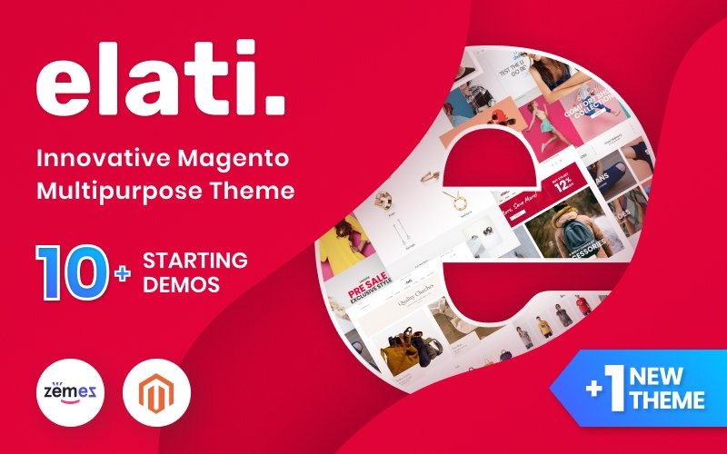многоцелевая модная тема magento