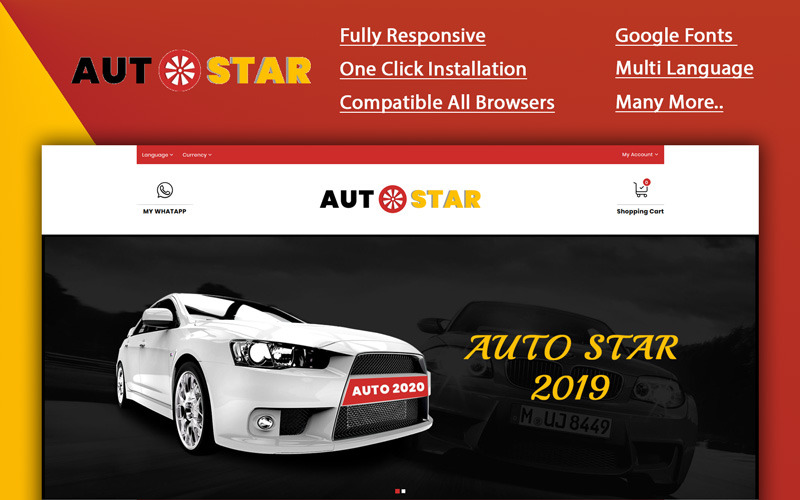 Carparts Store OpenCart Template