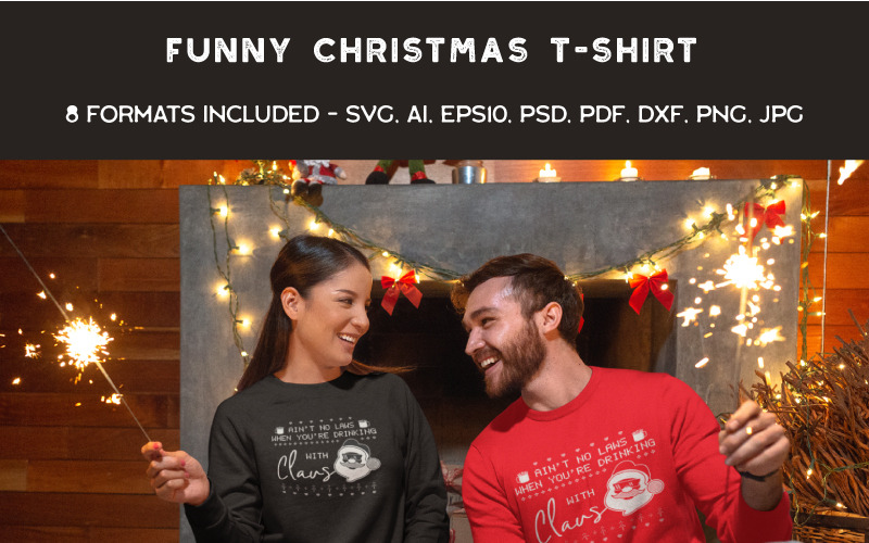 Download T-shirt Design "Funny Ugly Sweater Party. Santa - T-shirt Design" / Funny Ugly Sweater Party. Santa - T-shirt Design - T-shirt Design на тему графика christmas tshirt party holiday xmas vector logo print sweater new year ugly branding decoration template svg christmas badges santa claus