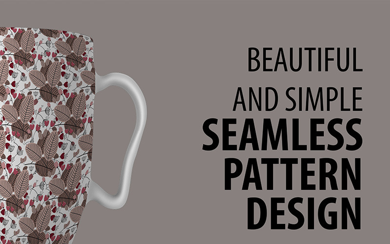Download Pattern "Abstract Floral Repeat Design Pattern" / Abstract Floral Repeat Design Pattern - Pattern на тему графика repeat pattern floral borderless seamless flowery abstract