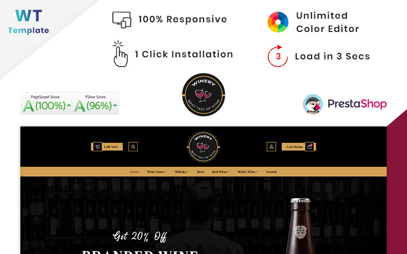 франция винодельня вино prestashop тема