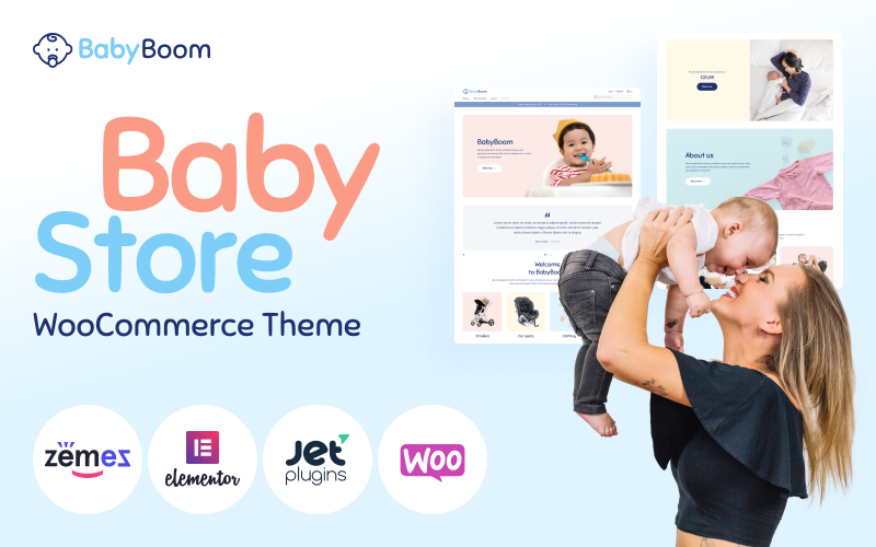 симпатичная и современная детская тема woocommerce